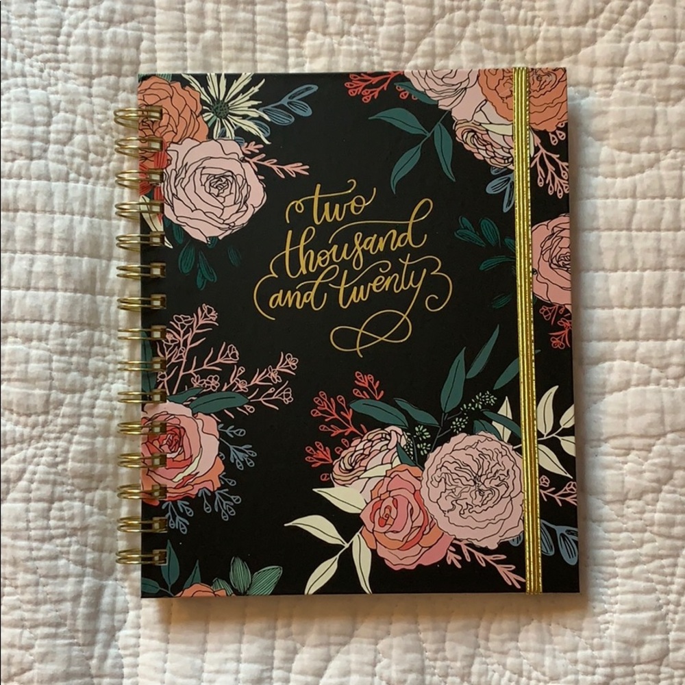 Floral 2020 Spiral Planner (Jan-Dec)